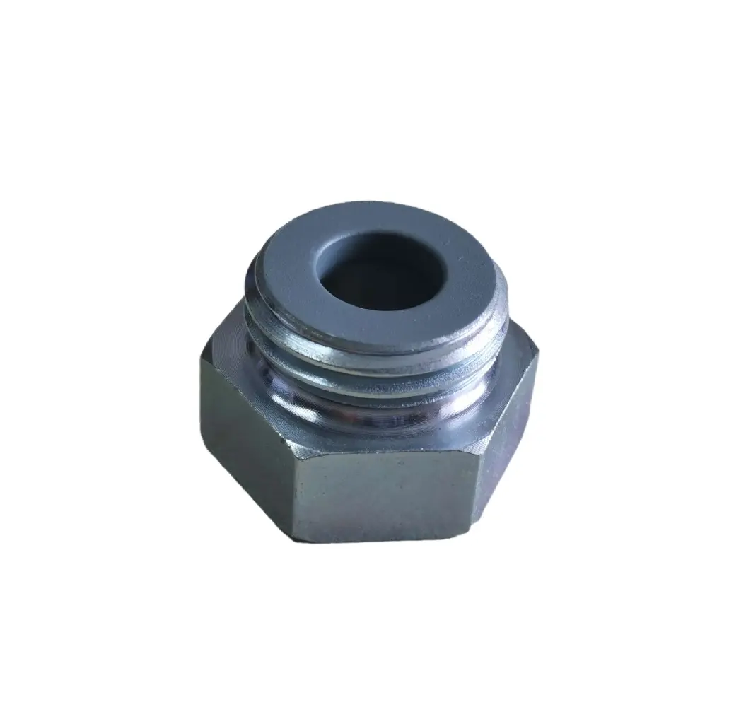 CNC Mecanizado de tuerca chapada en zinc