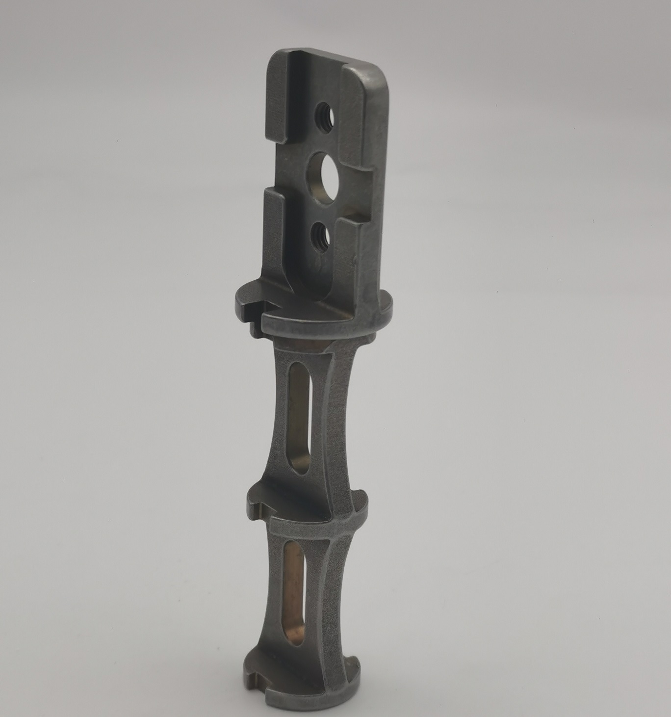 Custom 17-4PH stainless steel saw shaft adapter precision casting CNC machined component