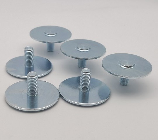 Pasador de placa base roscado galvanizado M10